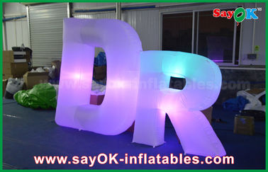 Inflatable Led Letter Model Decoration Words Wedding Inflable Giant Letter With Lights Colorful