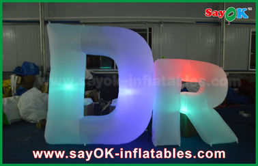 Inflatable Led Letter Model Decoration Words Wedding Inflable Giant Letter With Lights Colorful