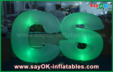 Inflatable Led Letter Model Decoration Words Wedding Inflable Giant Letter With Lights Colorful