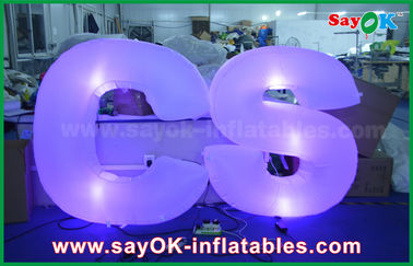 Inflatable Led Letter Model Decoration Words Wedding Inflable Giant Letter With Lights Colorful