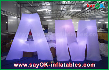 Inflatable Led Letter Model Decoration Words Wedding Inflable Giant Letter With Lights Colorful