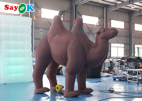 190T Oxford Cloth 3m Inflatable Camel Model For Party Decoration