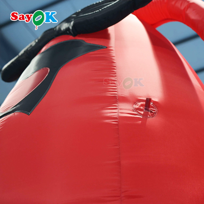 Giant Inflatable Cartoon Characters Lobster Model 4mH Red Colour Advertising Inflatable