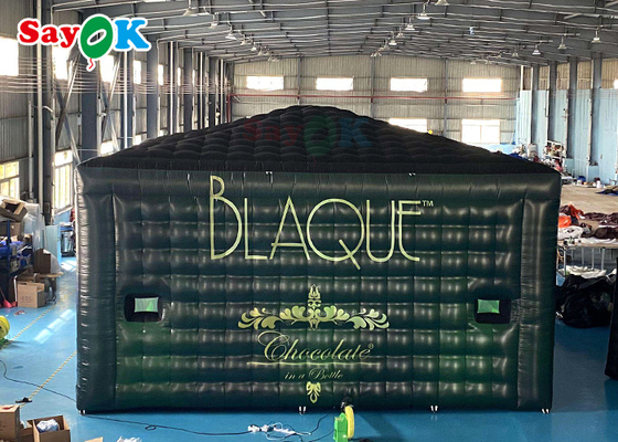 Large Inflatable Tent Giant Mobile 8x8x4m Outdoor Inflatable Tent With LED Lights Waterproof