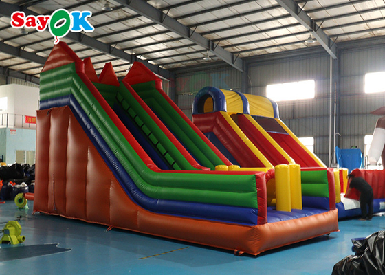 Inflatable Water Slide Clearance Anti UV Water Resistant Big Inflatable Bouncer Slide For Playground