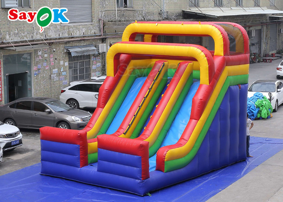 Outdoor Inflatable Slide Simple PVC Inflatable Bouncer Slide Blow Up Double Dry Slide Inflatable Slide For Kids