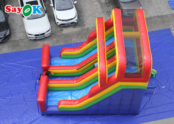 Outdoor Inflatable Slide Simple PVC Inflatable Bouncer Slide Blow Up Double Dry Slide Inflatable Slide For Kids