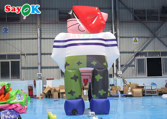 4.5m Inflatable Cartoon Characters Giant Inflatable Mascot Model Cartoon Characters For Birthday Parties