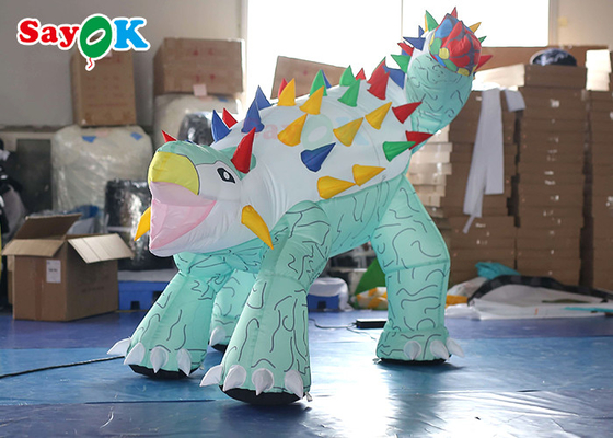 Commercial Inflatable Animals Cartoon Inflatable Dinosaur Model For Kids Customized Size