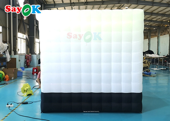 SGS Inflatable Photo Booth Tent 360 Degree Photo Video Booth With LED Light