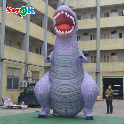 Event Oxford Cloth Inflatable Cartoon Inflatable Christmas Dinosaur Advertisement Model