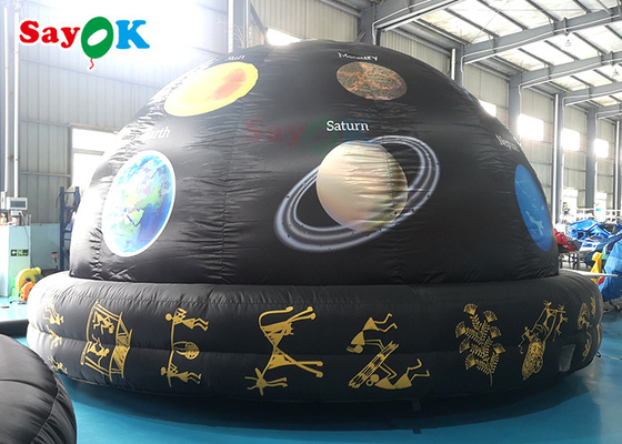 Portable Inflatable Planetarium With Printed Pattern Inflatable Star Dome Tent