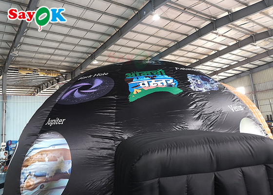 Portable Inflatable Planetarium With Printed Pattern Inflatable Star Dome Tent