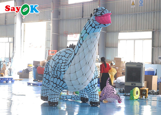 Giant Attractive Green Inflatable Dinosaur Model Advertising In Party Events Blow Up Cartoon Characters