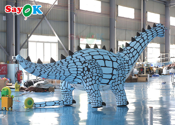 Giant Attractive Green Inflatable Dinosaur Model Advertising In Party Events Blow Up Cartoon Characters