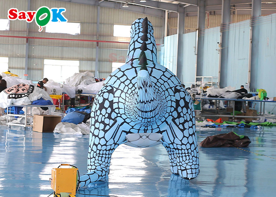 Giant Attractive Green Inflatable Dinosaur Model Advertising In Party Events Blow Up Cartoon Characters