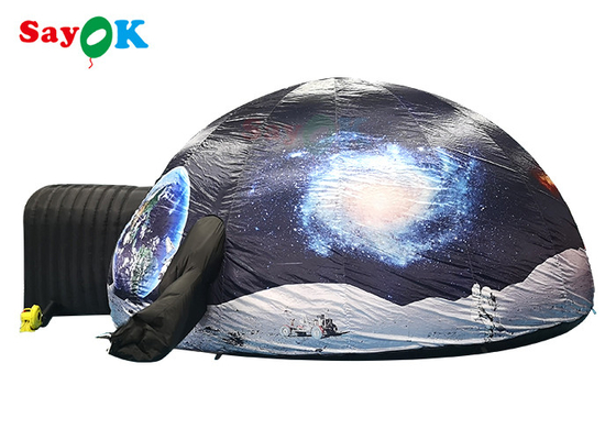 Rapid Expansion Portable Inflatable Planetarium Tent With Printed Pattern Inflatable Star Dome