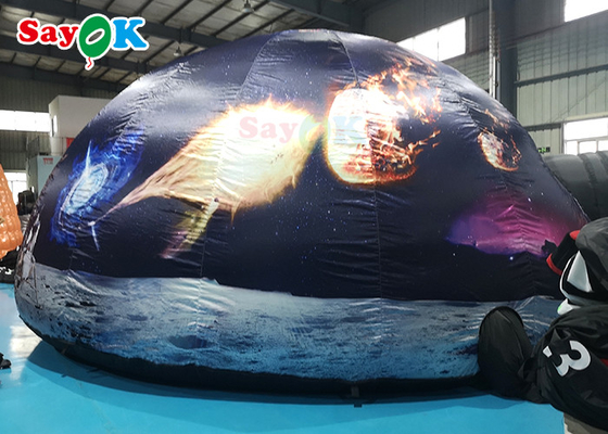 Rapid Expansion Portable Inflatable Planetarium Tent With Printed Pattern Inflatable Star Dome