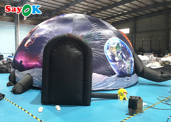 Rapid Expansion Portable Inflatable Planetarium Tent With Printed Pattern Inflatable Star Dome