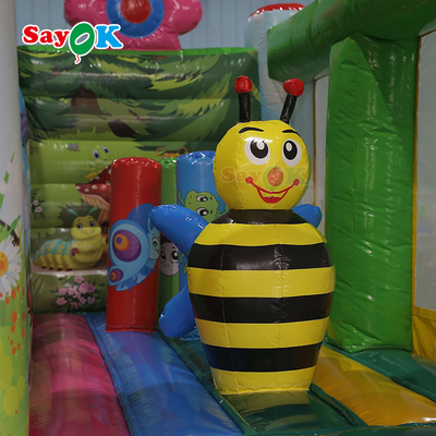 Insect Paradise Inflatable Bounce Slide Combo Jumping Castle For Amusement Park