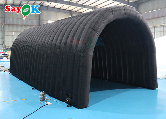 Go Outdoors Air Tent 210D Oxford  Black Inflatable Tunnel Tent Multi Function For Activities Exhibitions
