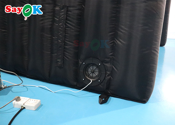 Go Outdoors Air Tent 210D Oxford  Black Inflatable Tunnel Tent Multi Function For Activities Exhibitions