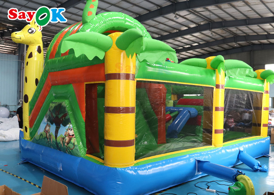 0.5mm PVC Inflatable Bounce Slide Jumping House Fire Retardant