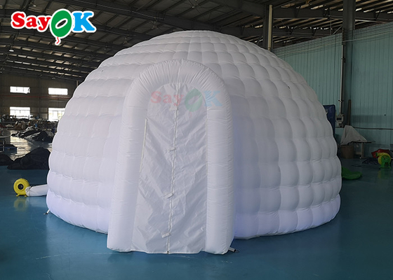 White Outdoor Camping Inflatable Bubble Tent House Dome 6x5x3.2mH