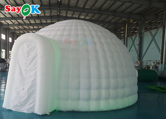 White Outdoor Camping Inflatable Bubble Tent House Dome 6x5x3.2mH