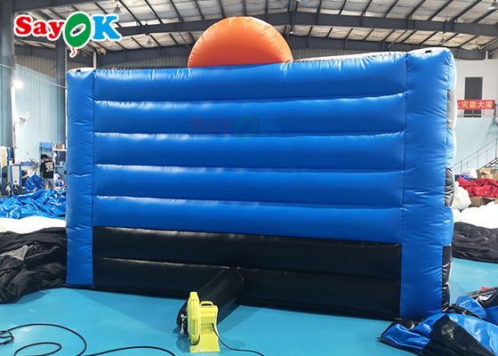 Inflatable Basketball Game 4x4x3mH Tarpaulin Inflatable Sports Games Kids Basketball Game Blow Up Shooting Table