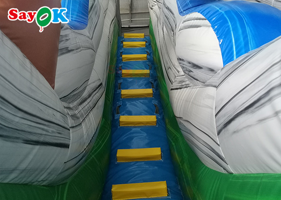 Giant Bouncy Slide OEM Funny Blow Up Palm Tree Water Slide Inflatable Jumpers Inflatable Bounce House With Slide