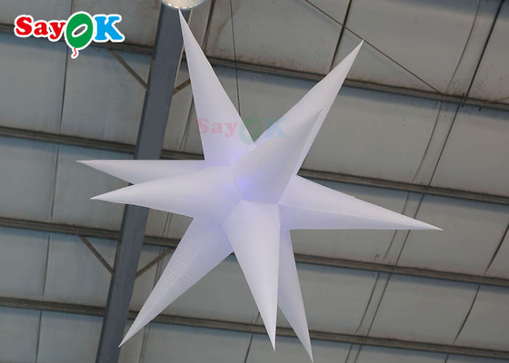 2m Inflatable Lighting Decoration Hanging Star Outdoor Activity Decorative Lamp