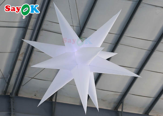 2m Inflatable Lighting Decoration Hanging Star Outdoor Activity Decorative Lamp