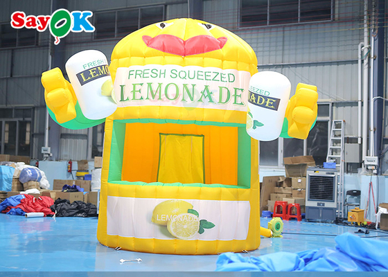 Inflatable Lawn Tent Stand Outdoor Tent Inflatable Lemonade Booth With Air Blower For Promotion