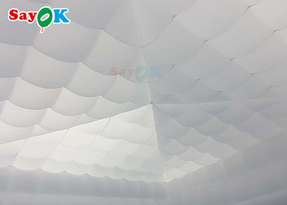 Mobile 8x8x4m Outdoor White Inflatable Air Tent For Happy Parties Inflatable Party Tent