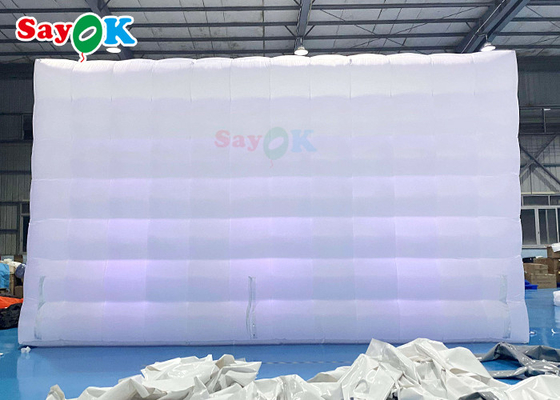 Mobile 8x8x4m Outdoor White Inflatable Air Tent For Happy Parties Inflatable Party Tent
