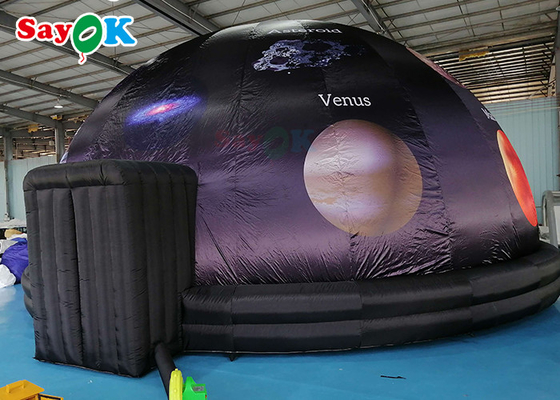 5m Diameter Inflatable Planetarium Black Projection Dome Tent For Science Dispaly