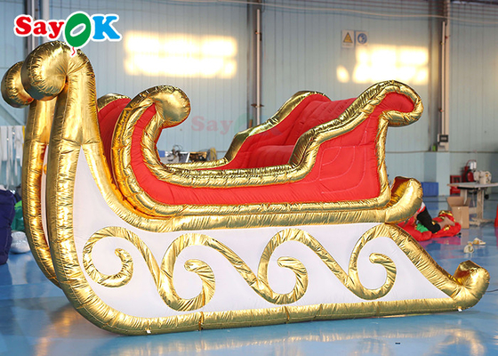 4x2m Inflatable Holiday Decorations Festival Christmas Sleigh Sled