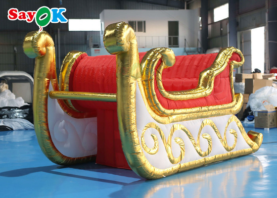 4x2m Inflatable Holiday Decorations Festival Christmas Sleigh Sled