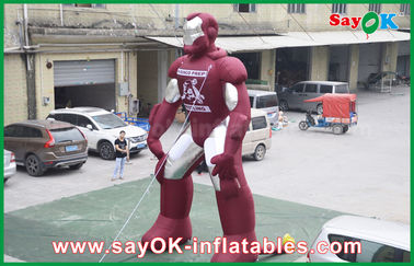 Inflatable Robot Durable Inflatable Iron Man / Spider Man Cartoon Character Hero For Event