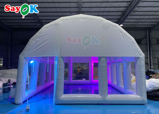 0.55Mm Pvc Inflatable Air Tent clear Airtight Dome For Swimming Pool Cover