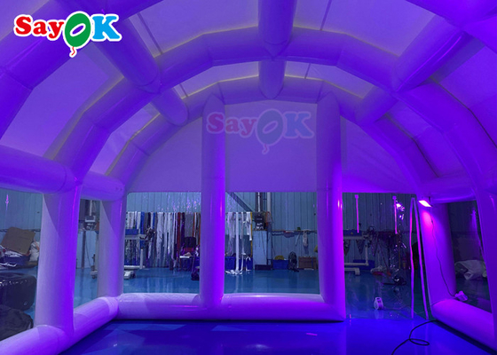 Inflatable House Tent 0.55Mm Pvc Inflatable Air Tent Clear Airtight Dome For Swimming Pool Cover