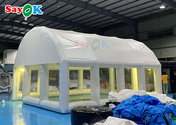 Inflatable House Tent 0.55Mm Pvc Inflatable Air Tent Clear Airtight Dome For Swimming Pool Cover