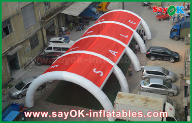 inflatable work tent Red And White Giant Inflatable Air Tent Gate For Exhibition Or Event