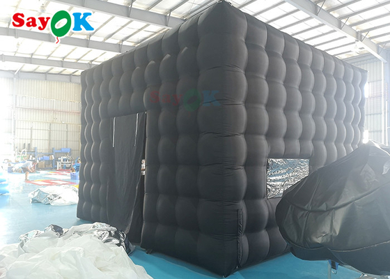 Inflatable Cube Tent Marquee Party Camping Inflatable LED Tent With Air Blower