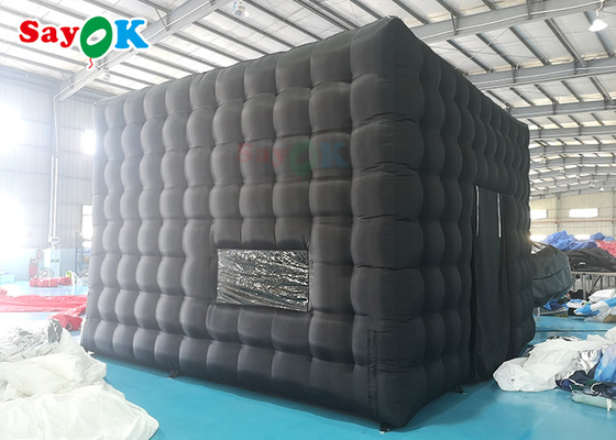 Inflatable Cube Tent Marquee Party Camping Inflatable LED Tent With Air Blower