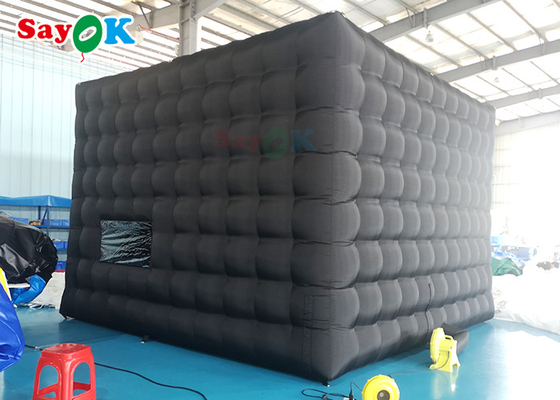 Inflatable Cube Tent Marquee Party Camping Inflatable LED Tent With Air Blower