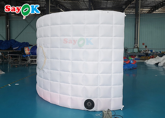 Event Exhibition Inflatable Photo Booth Wall Background Frame With LED Light