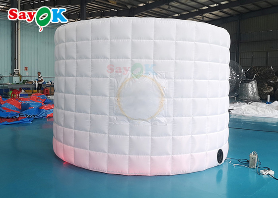 Event Exhibition Inflatable Photo Booth Wall Background Frame With LED Light