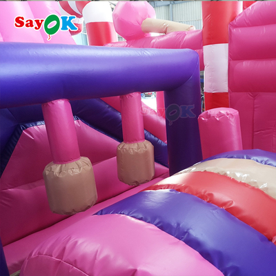 Commercial Inflatable Slide Digital Print Inflatable Bouncer Slide Rental Inflatable Bounce House Quadruple Stitches